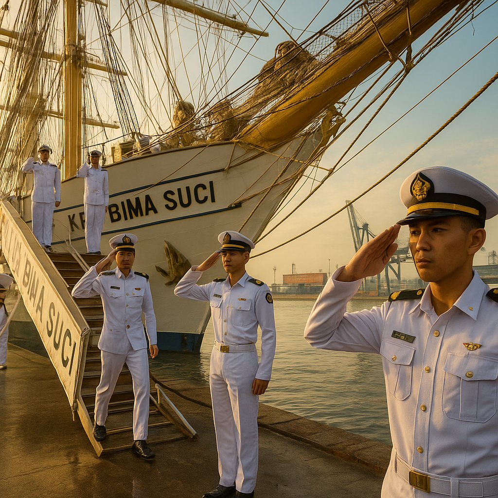 KRI Bima Suci Sandar di Vietnam, Taruna AAL Teguhkan Diplomasi Maritim Indonesia