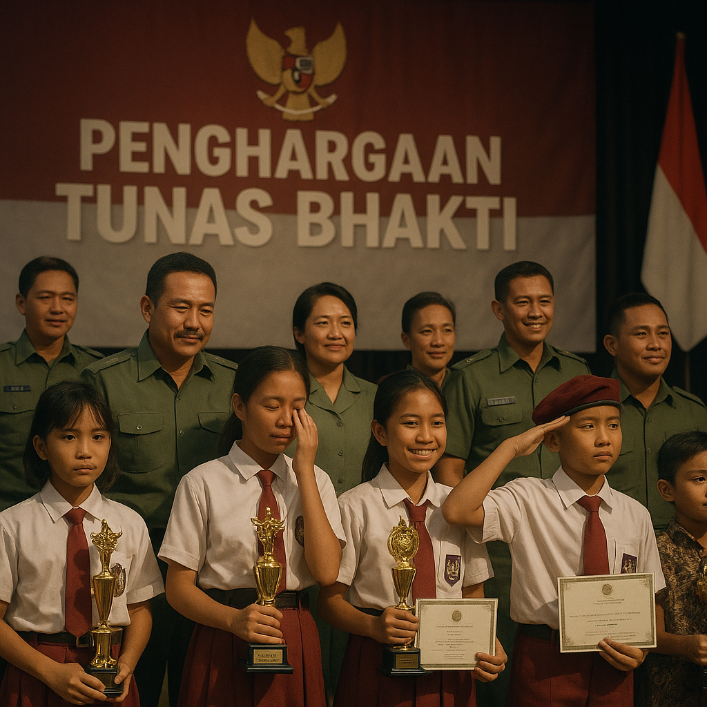 Kisah Haru Penerima Tunas Bhakti, Penghargaan bagi Anak Prajurit yang Berprestasi Gemilang