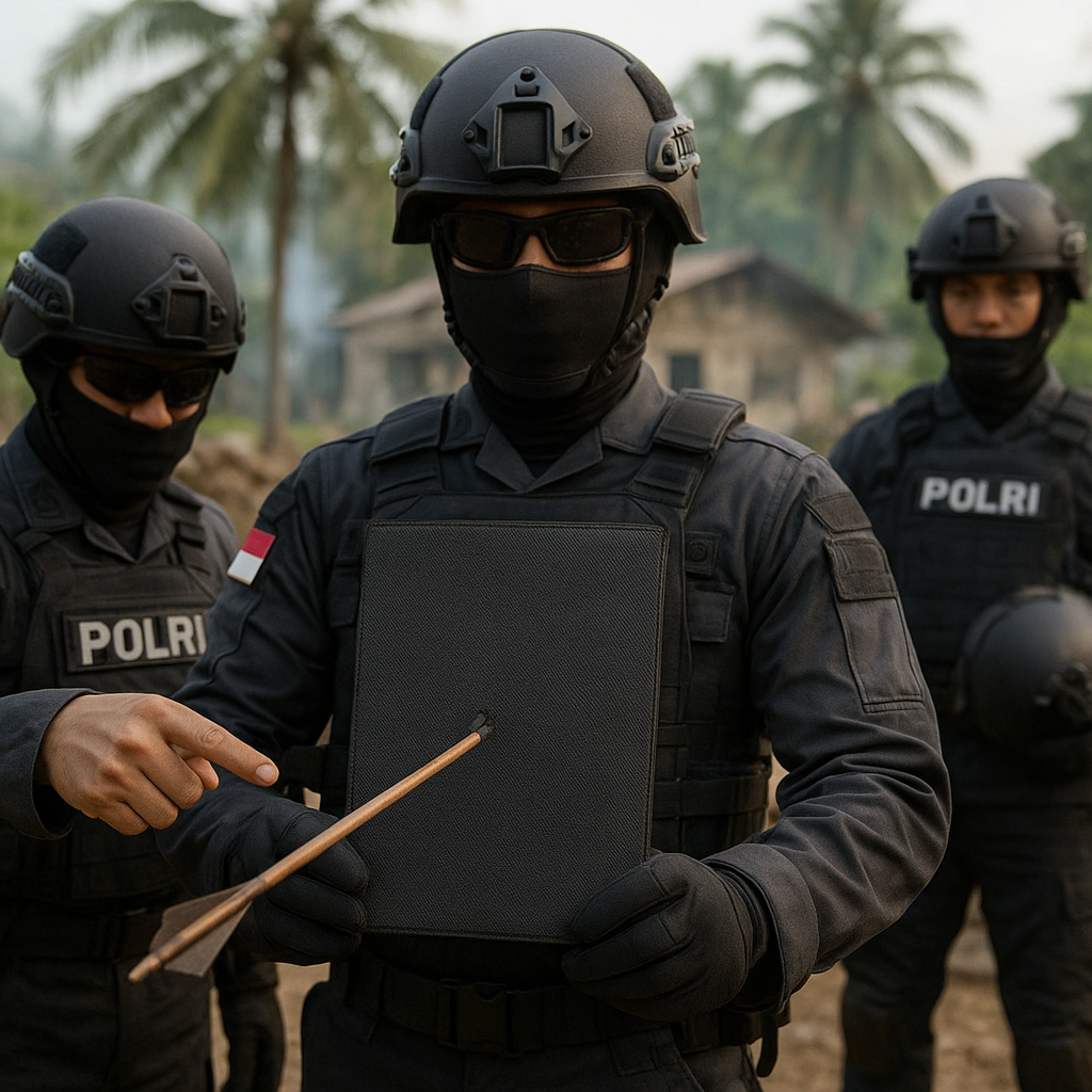 Polri Siapkan Seragam Anti-Panah untuk Anggota di Wilayah Konflik