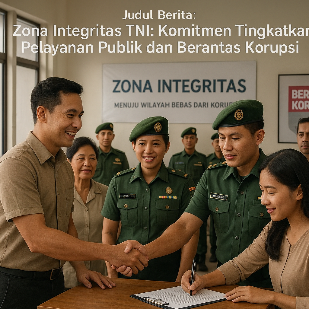 Zona Integritas TNI: Komitmen Tingkatkan Pelayanan Publik dan Berantas Korupsi