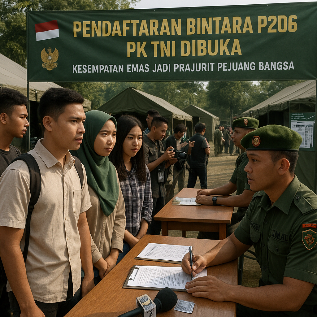 Pendaftaran Bintara PK TNI AD 2026 Dibuka, Kesempatan Emas Jadi Prajurit Pejuang Bangsa