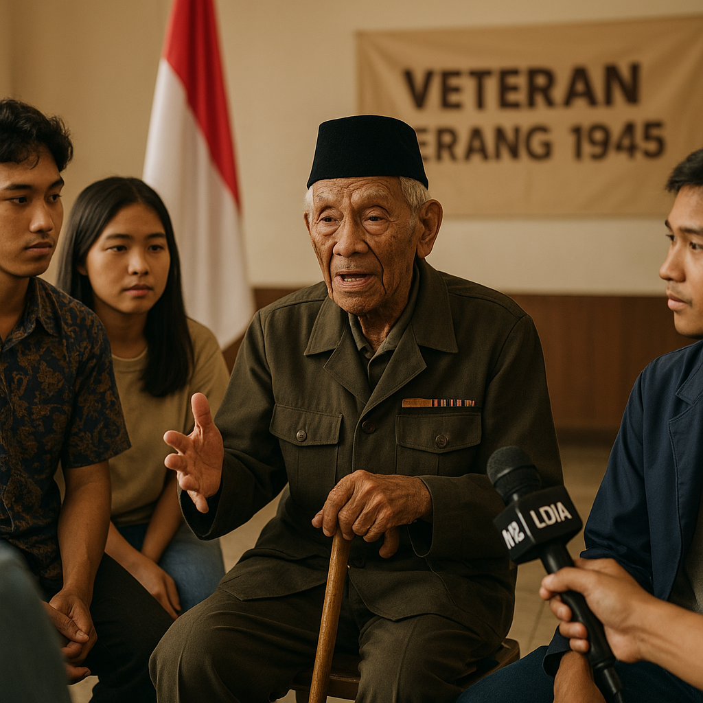 Kisah Veteran Perang 45 Berusia 102 Tahun yang Masih Aktif Ceramahi Pemuda