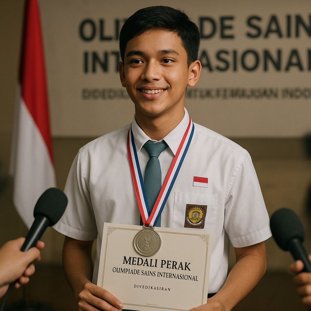 Pelajar SMA Raih Medali Olimpiade Sains Internasional, Dedikasikan untuk Kemajuan Indonesia