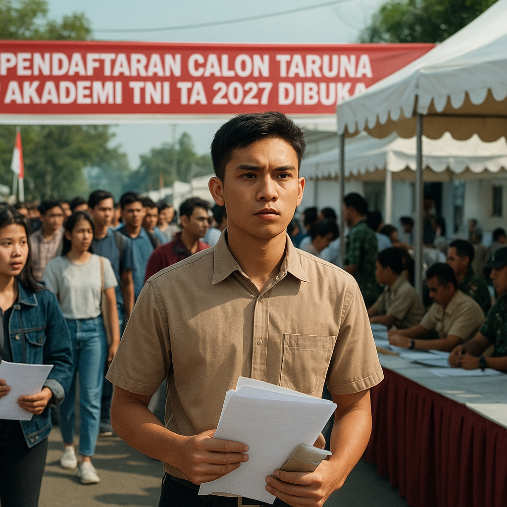 Pendaftaran Calon Taruna Akademi TNI TA 2027 Dibuka, Ribuan Pemuda Berlomba Menjadi Pelindung Bangsa