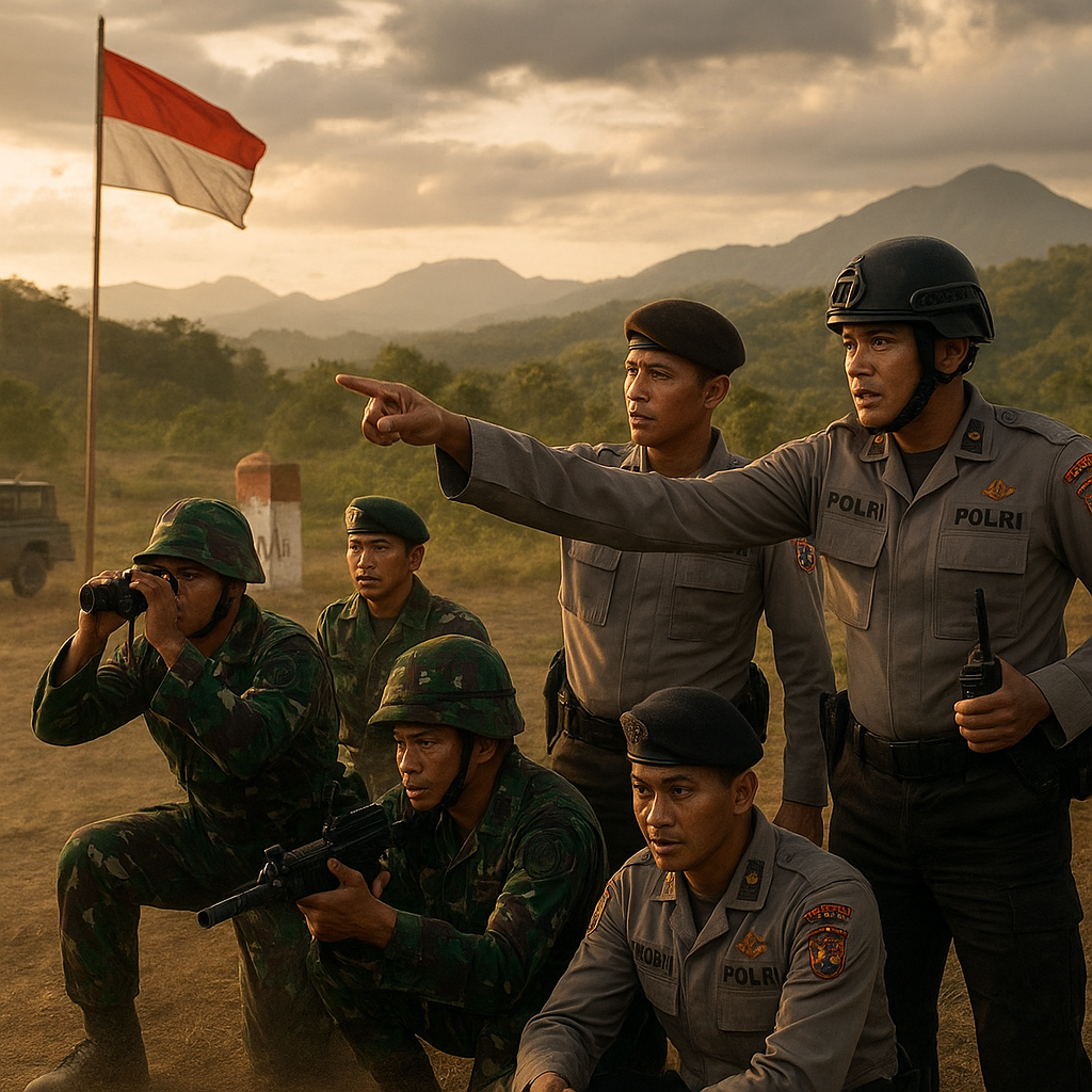 Latihan Gabungan TNI-Polri di Perbatasan: Mengukir Kesatuan dan Ketangguhan