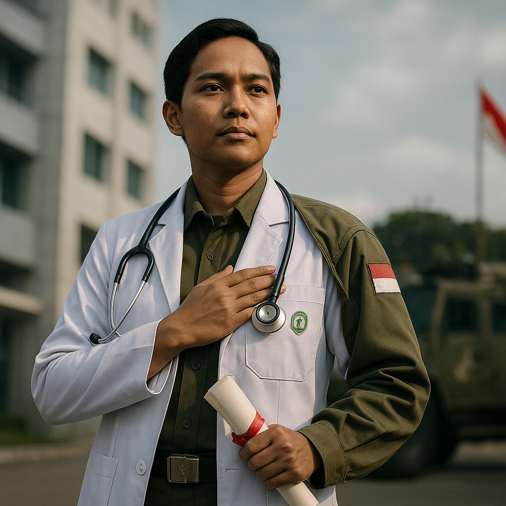 Kisah Dokter Muda Lulusan Terbaik yang Pilih Jadi Prajurit TNI, Gabungkan Ilmu dan Pengabdian