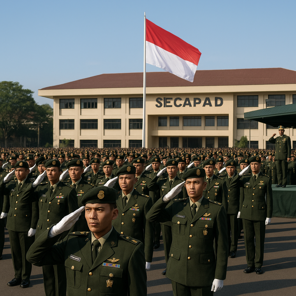 TNI AD Resmi Lantik 677 Perwira Remaja Lulusan Diktupa 2025