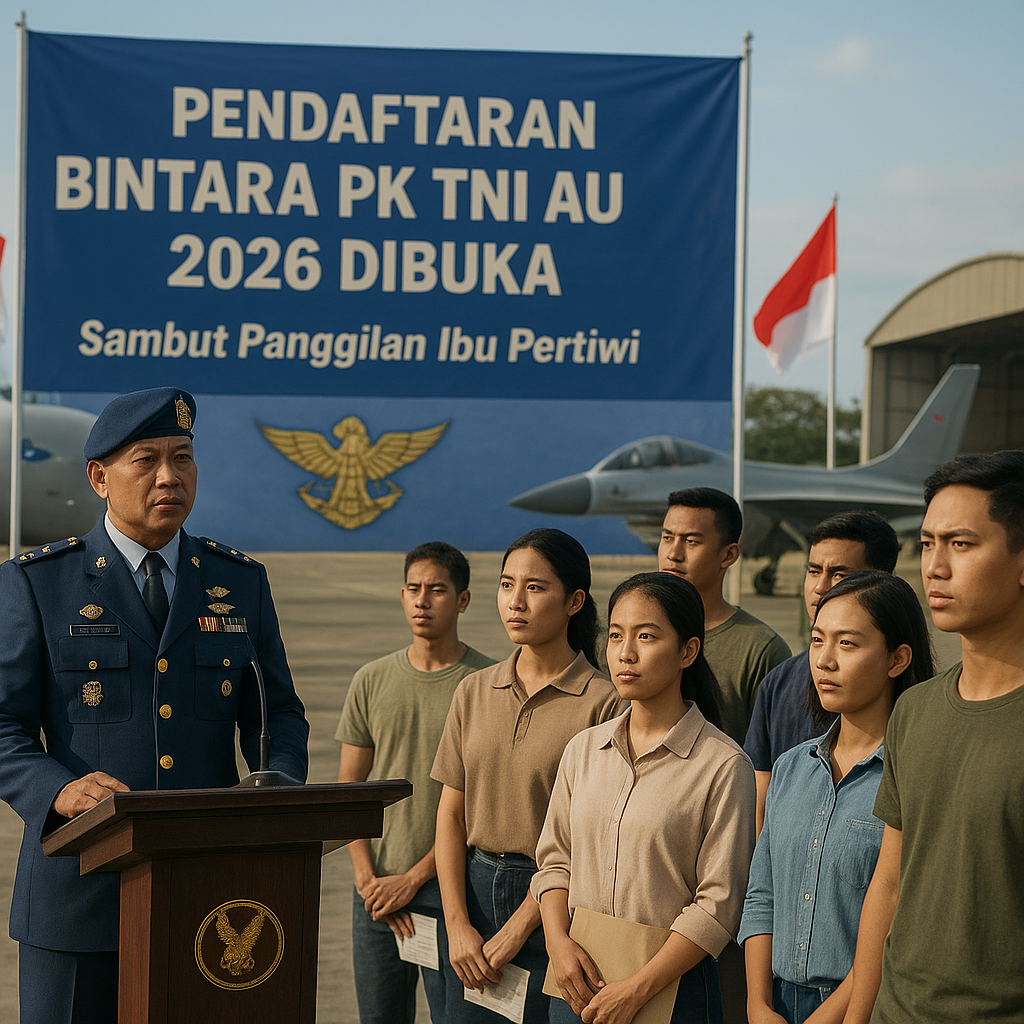 Panglima TNI: Pendaftaran Bintara PK TNI AU 2026 Dibuka, Sambut Panggilan Ibu Pertiwi