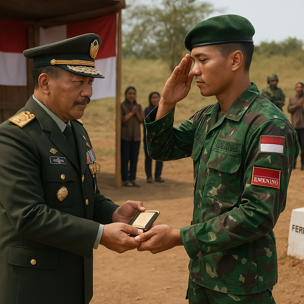 Panglima TNI Beri Penghargaan kepada Prajurit Penemu Ranjau dan Selamatkan Warga di Perbatasan