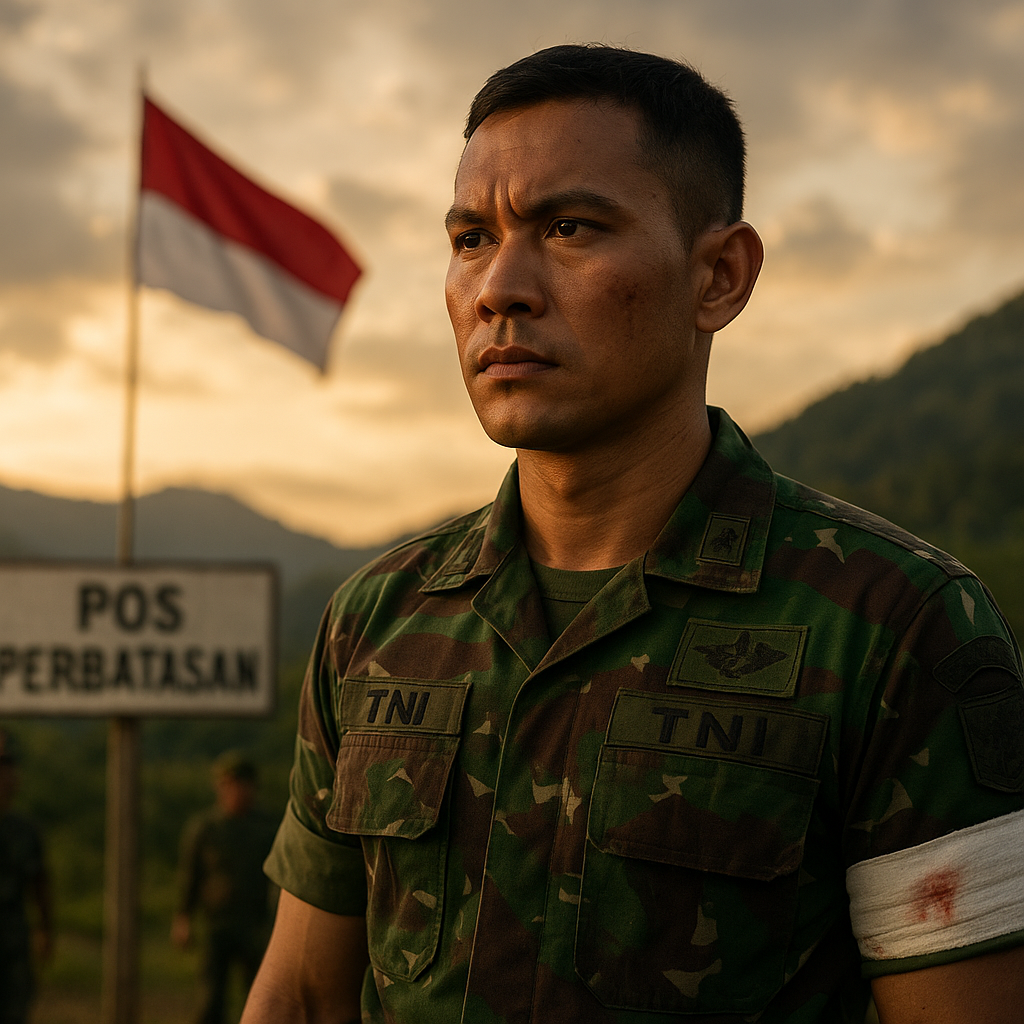 Kisah Prajurit TNI Terluka di Perbatasan yang Tetap Teguh Menjaga Garis Negara
