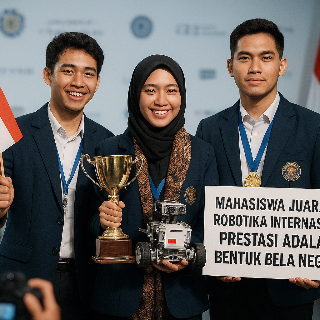 Mahasiswa Juara Robotika Internasional: Prestasi adalah Bentuk Bela Negara