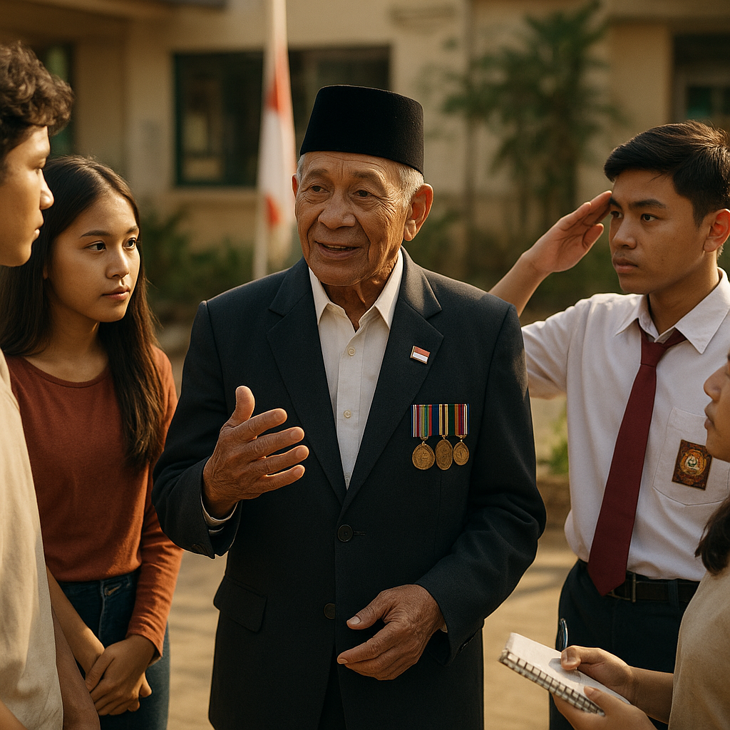 Kisah Veteran Perang yang Mengajar Nilai Kepahlawanan kepada Anak Muda