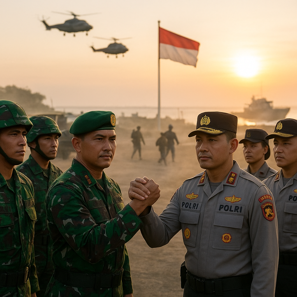 Latihan Gabungan TNI-Polri: Menunjukkan Kesatuan dalam Menjaga Negara