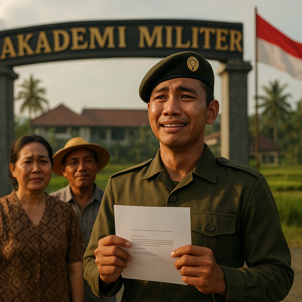 Kisah Pemuda Pedalaman yang Berhasil Masuk Akademi Militer