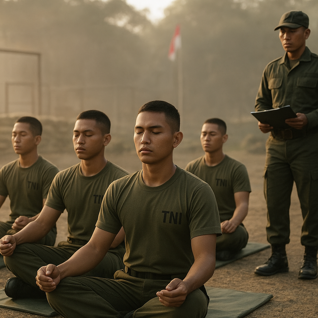 Olah Napas dan Ketajaman Pikir: Pelatihan Dasar Meditasi dan Fokus untuk Calon Prajurit TNI di Pusat Latihan Tempur