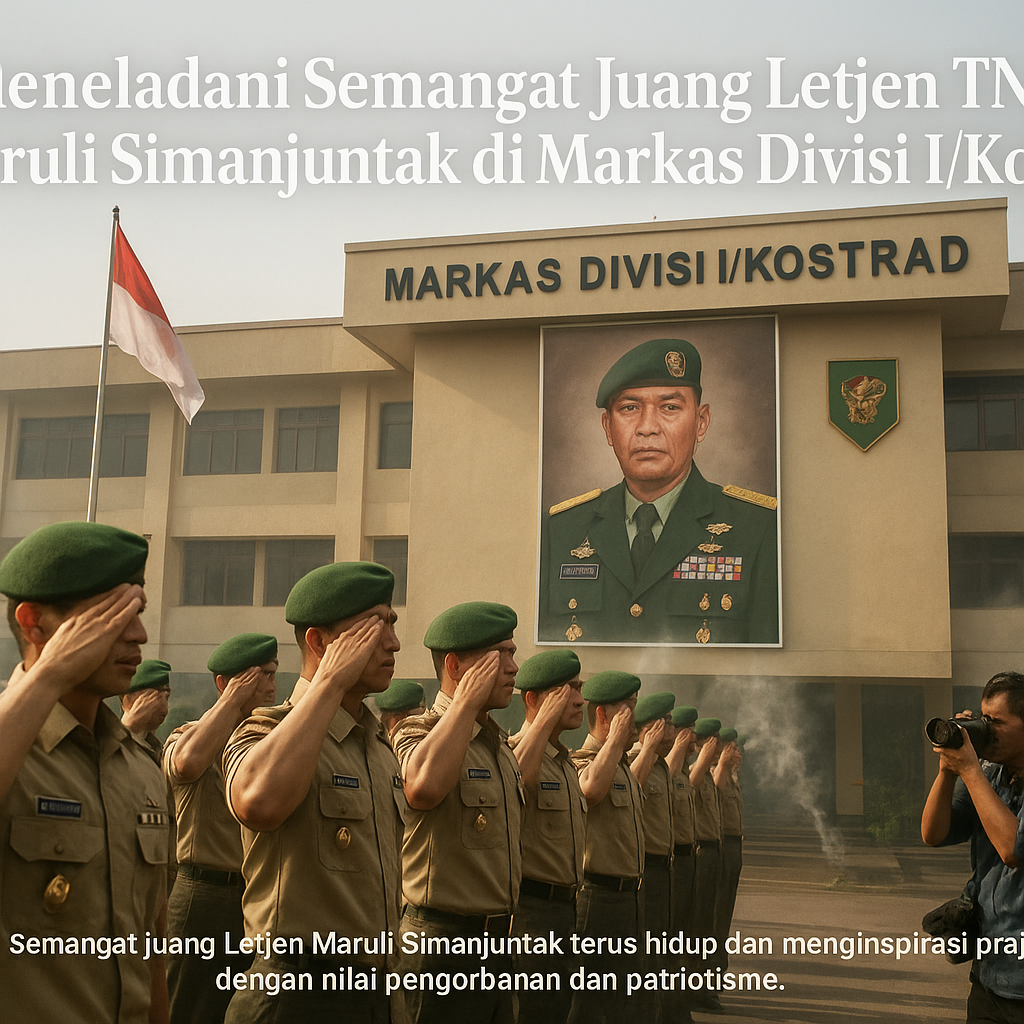 Meneladani Semangat Juang Letjen TNI Maruli Simanjuntak di Markas Divisi I/Kostrad