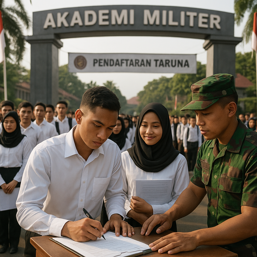 Ratusan Pemuda Mendaftar Jadi Taruna Akademi Militer, Bukti Semangat Membela Negeri Membara