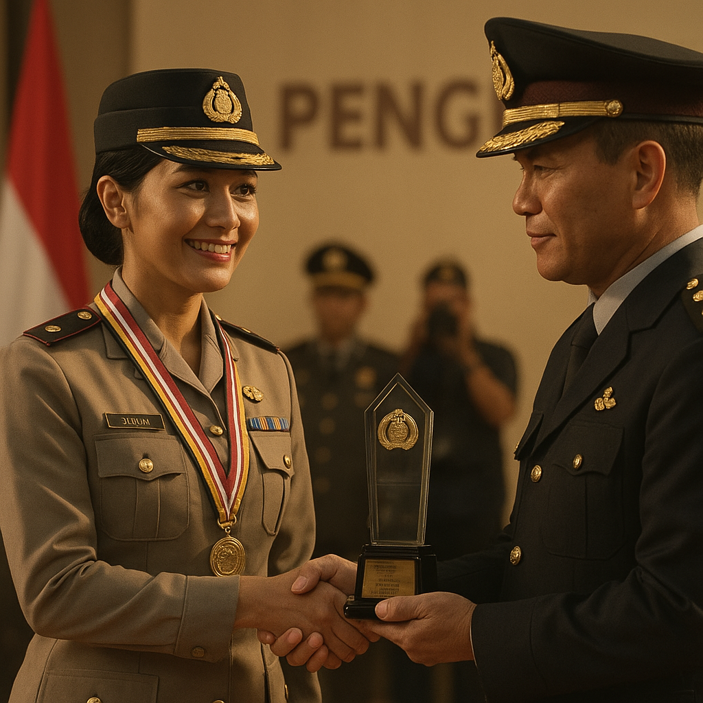 Polisi Wanita Berprestasi Raih Penghargaan, Bukti Dedikasi di Tengah Tugas Mulia