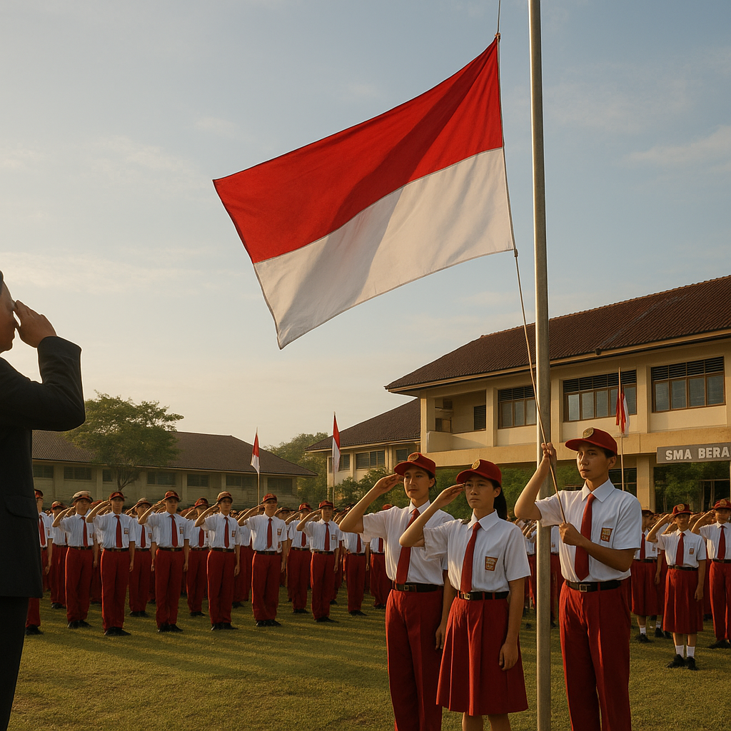 Upacara Pengibaran Bendera di Sekolah Berasrama, Bentuk Disiplin dan Nasionalisme Generasi Muda