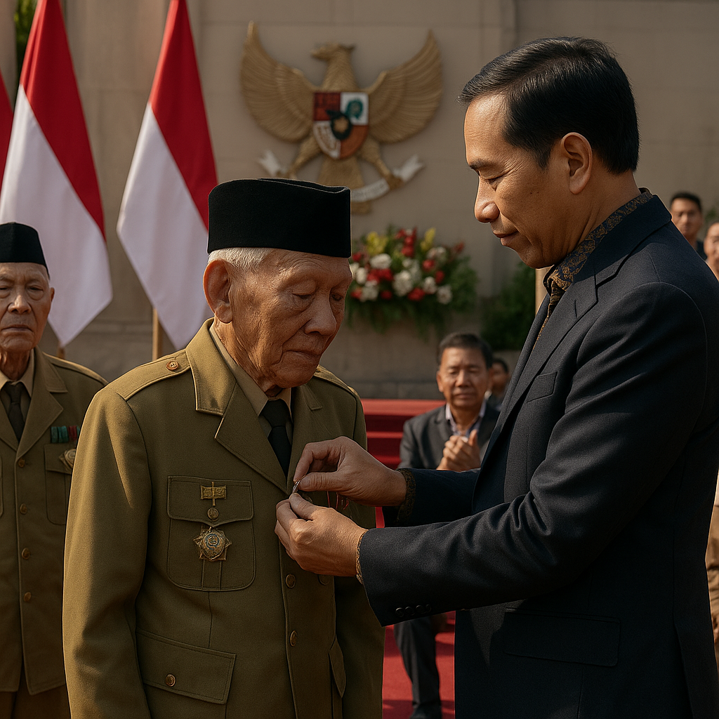 Upacara Penganugerahan Tanda Kehormatan bagi Veteran Pejuang Kemerdekaan, Kisah Pengorbanan yang Tak Terlupakan