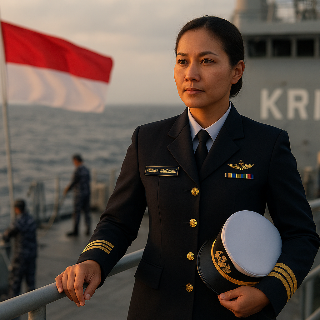 Kisah Inspiratif Perwira TNI AL Wanita Pertama yang Memimpin KRI: Tekad Membara di Atas Gelombang