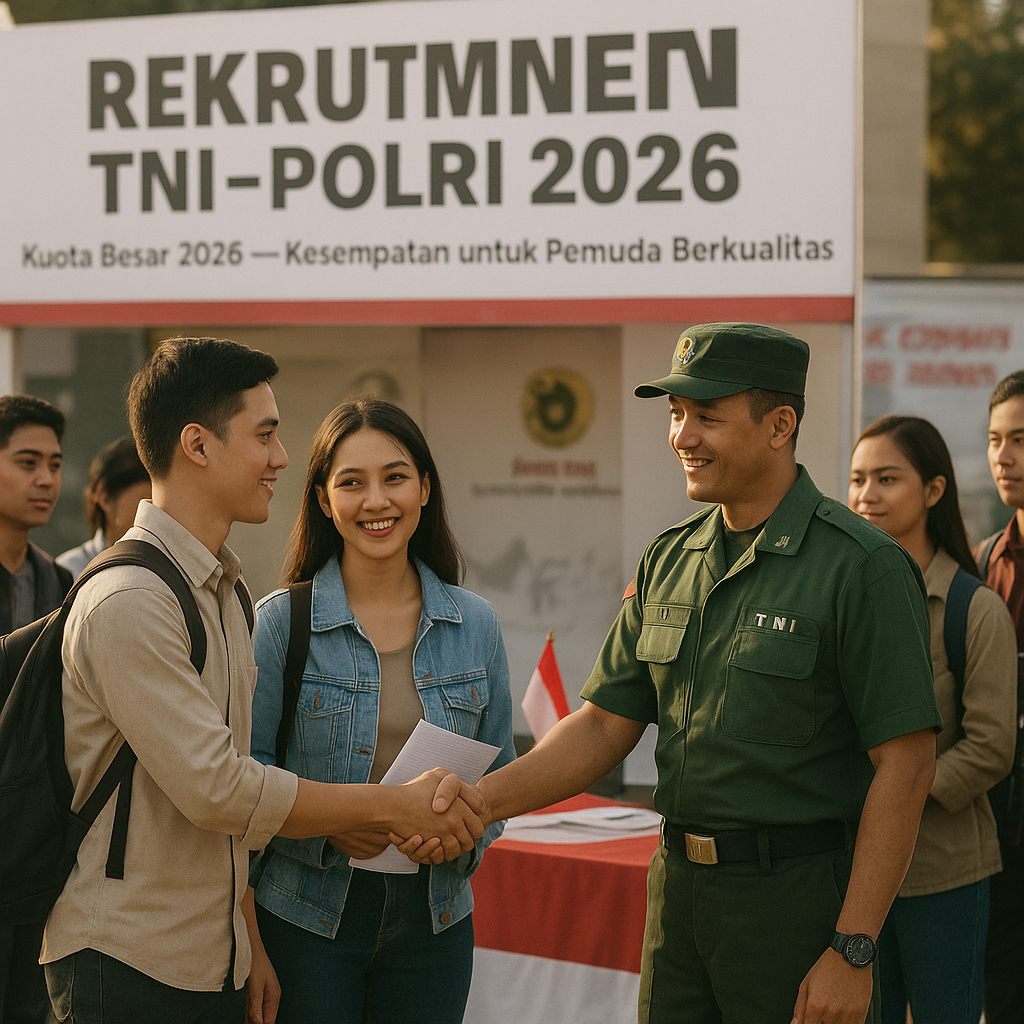 Menhan: Kuota Rekrutmen TNI-Polri 2026 Tetap Besar, Berikan Kesempatan Luas bagi Pemuda Berkualitas