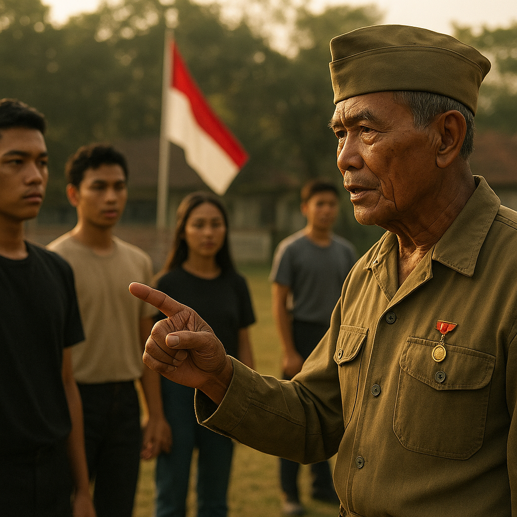 Kisah Veteran Perang yang Kini Jadi Pelatih Bela Negara: Wariskan Semangat Juang 45 ke Generasi Muda