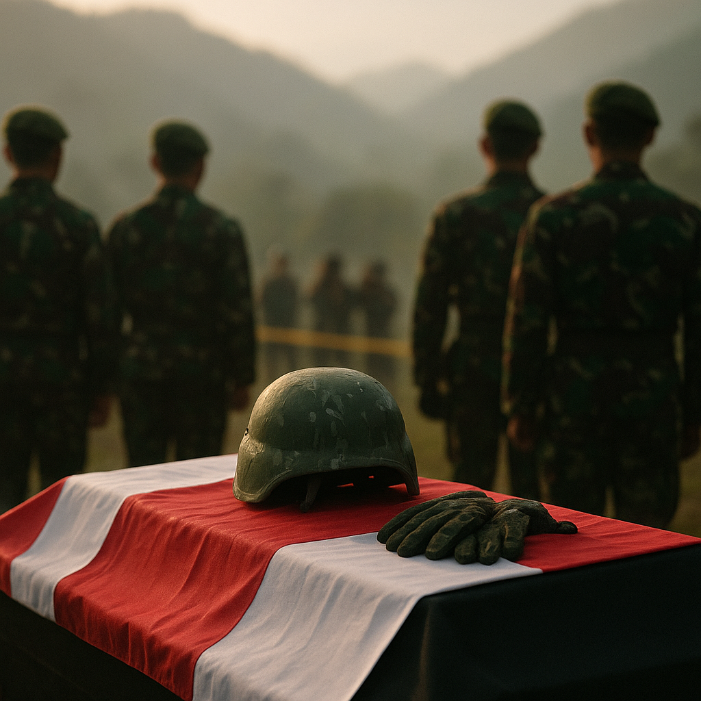 Prajurit TNI AD Gugur dalam Baku Tembak dengan KKB di Papua, Wujud Pengorbanan untuk Kedamaian