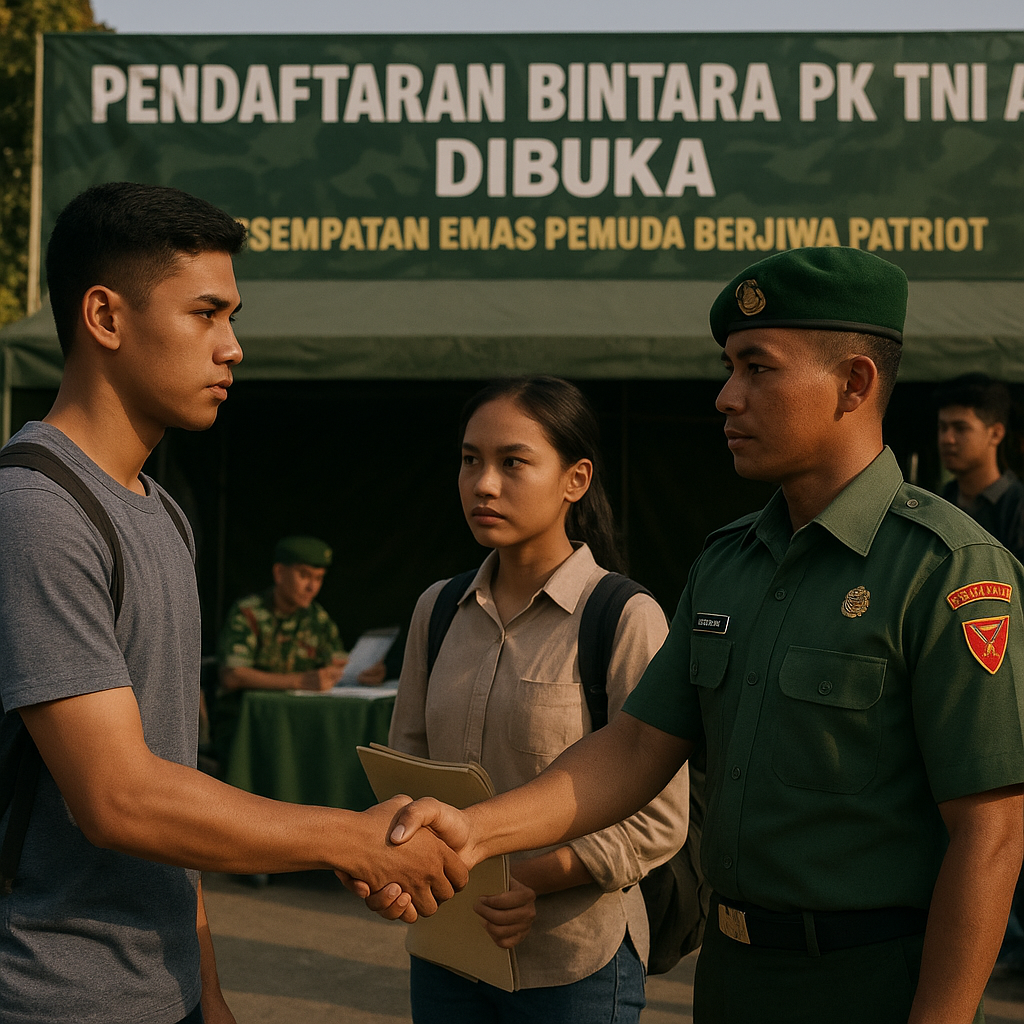 Pendaftaran Bintara PK TNI AD Dibuka, Kesempatan Emas Pemuda Berjiwa Patriot