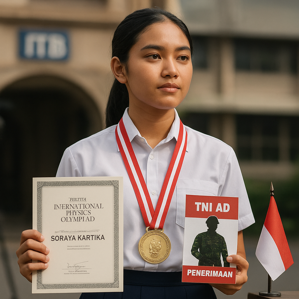 Siswi SMA Juara Internasional Fisika, Niatnya Kuliah di ITB dan Daftar TNI AD