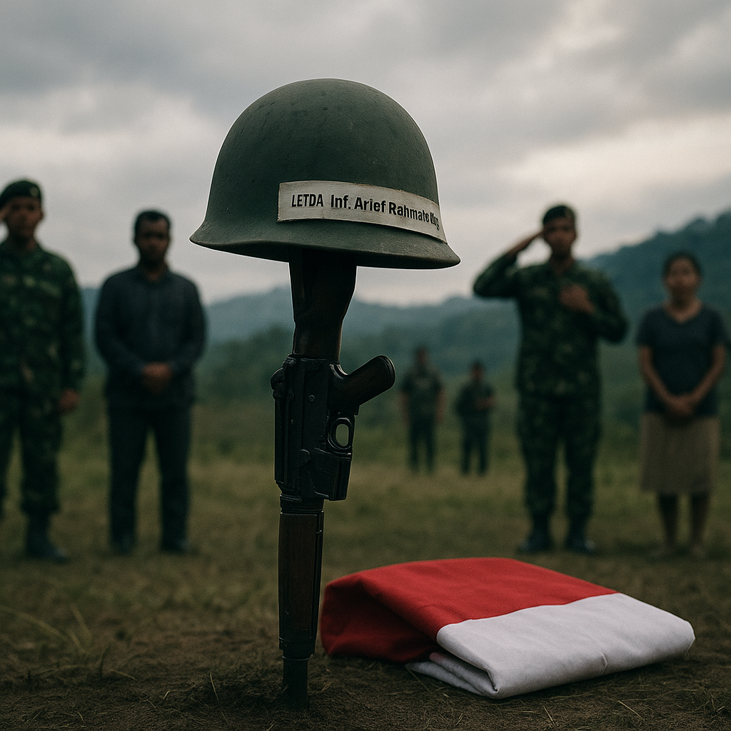 Letda Inf. Arief Gugur dalam Baku Tembak di Papua, Panglima TNI: "Pengorbanan Pahlawan Tanpa Tanda Jasa"