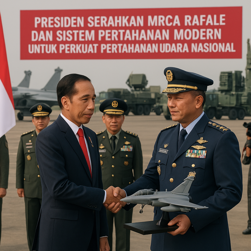 Presiden Serahkan MRCA Rafale dan Sistem Pertahanan Modern untuk Perkuat Pertahanan Udara Nasional