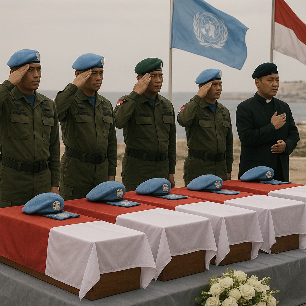Indonesia Tegas Lanjutkan Misi Perdamaian di Lebanon Meski 4 Pahlawan Gugur