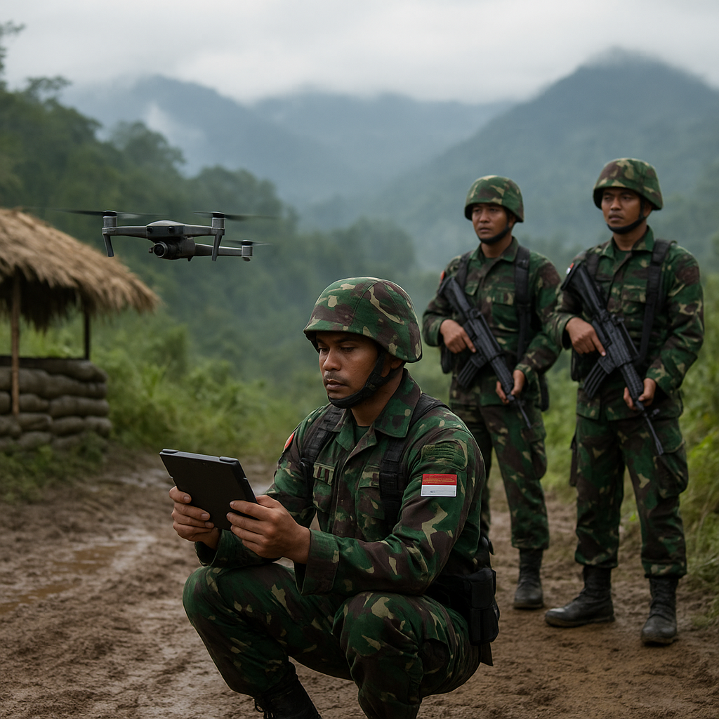 TPNPB-OPM Tuding Militer Gunakan Drone Bom di Nduga
