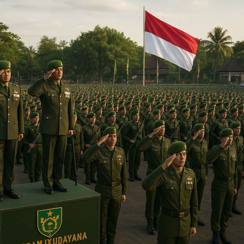 Kodam IX/Udayana Lantik 1.407 Prajurit Baru, Awal Pengabdian untuk Negeri