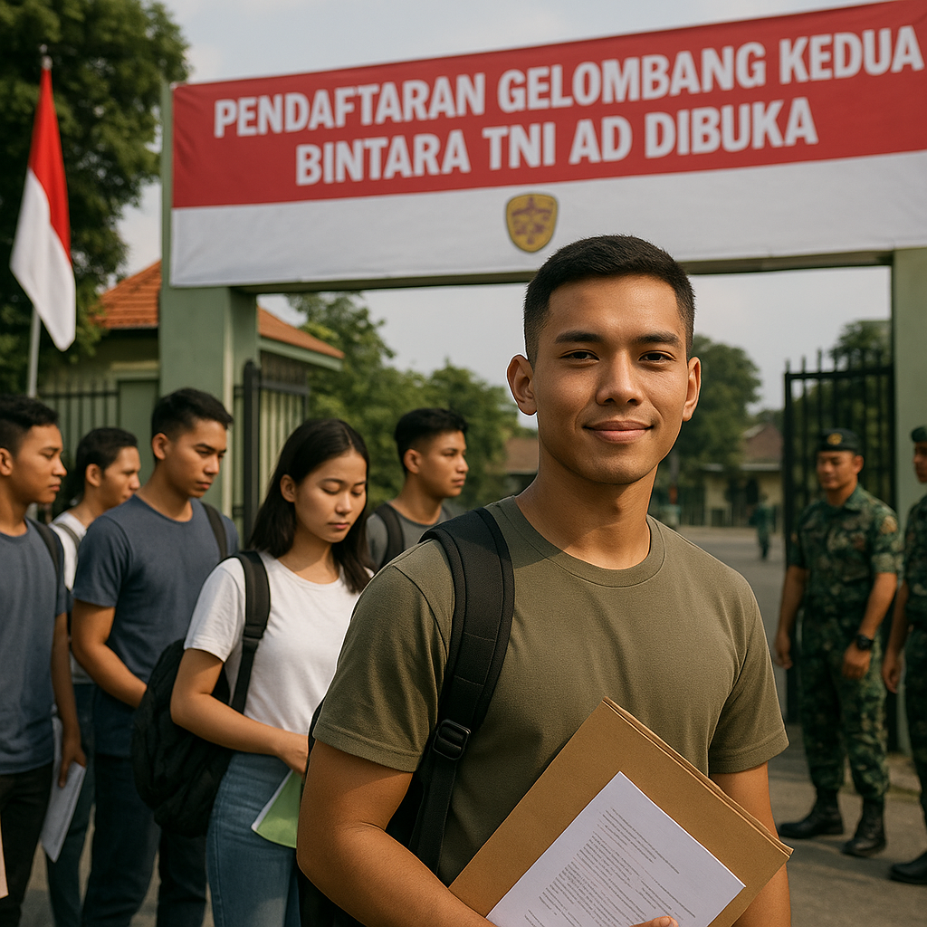 Pendaftaran Gelombang Kedua Bintara TNI AD Dibuka, Ayo Wujudkan Impian Membela Negeri!