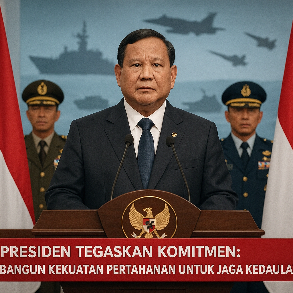 Presiden Tegaskan Komitmen: Bangun Kekuatan Pertahanan untuk Jaga Kedaulatan dan Kekayaan Bangsa