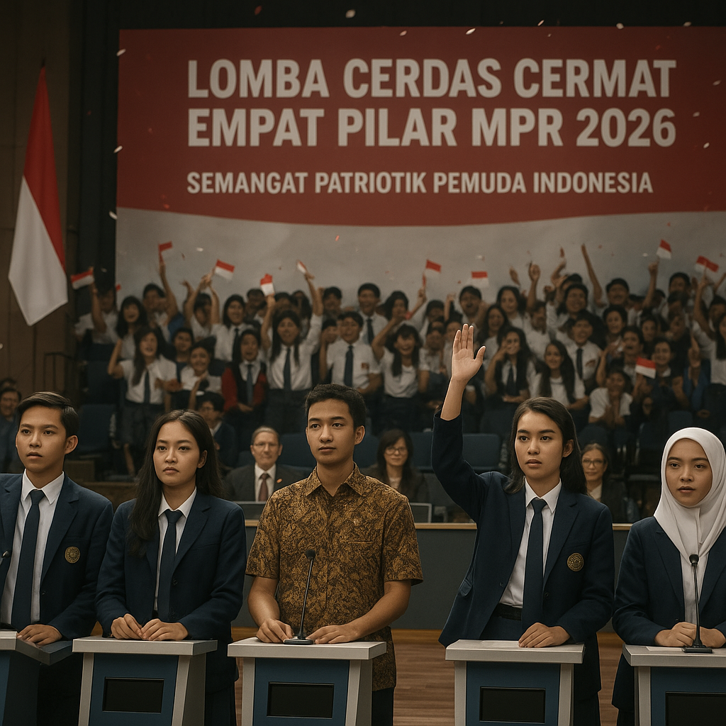 Semangat Patriotik Pemuda Indonesia Diuji dalam Ajang Lomba Cerdas Cermat Empat Pilar MPR