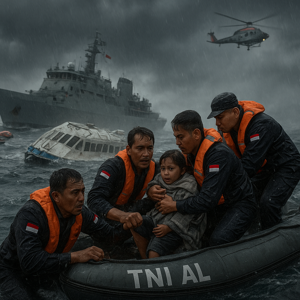 Prajurit TNI AL Selamatkan Kapal Tenggelam, Pengorbanan di Laut Demi Keselamatan Rakyat