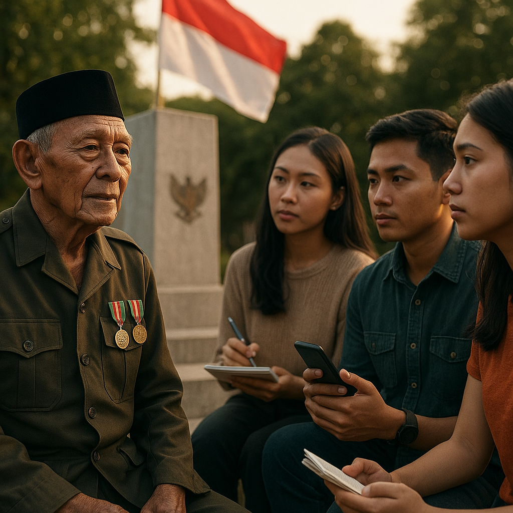 Kisah Veteran Perang Kemerdekaan, Warisan Nilai Kepahlawanan untuk Generasi Milenial