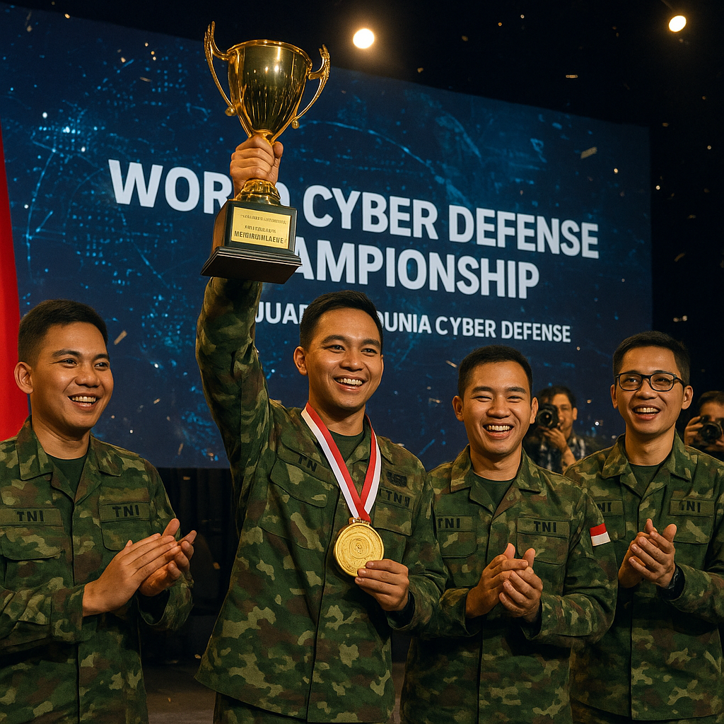 Prestasi Emas Tim Cyber TNI di Kejuaraan Dunia, Bukti Kesiapsiagaan di Medan Laga Baru