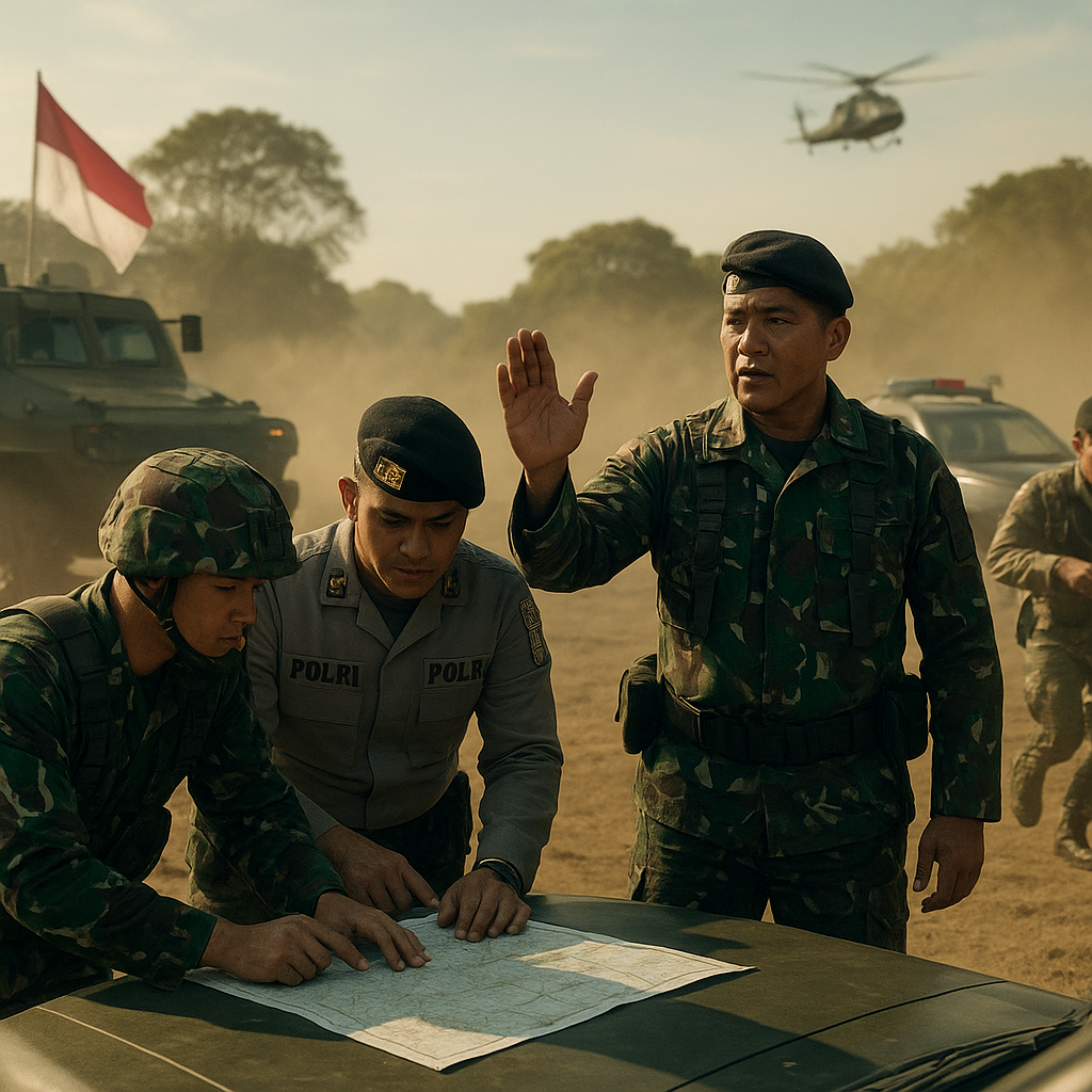 Latihan Gabungan TNI-Polri Perkuat Sinergi, Siap Hadapi Ancaman Multidimensi