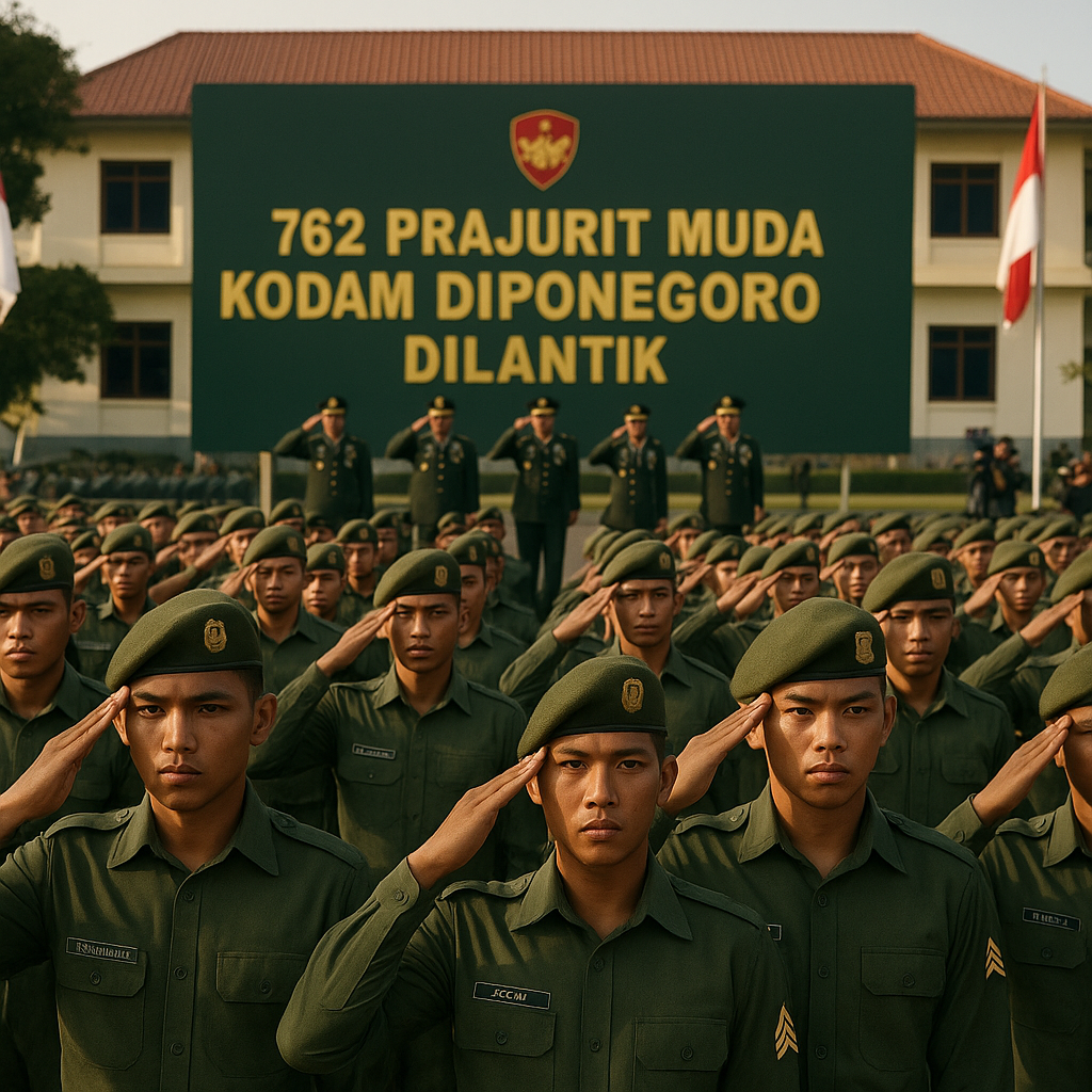 762 Prajurit Muda Kodam Diponegoro Dilantik, Lahirnya Pasukan Baja Garda Terdepan NKRI
