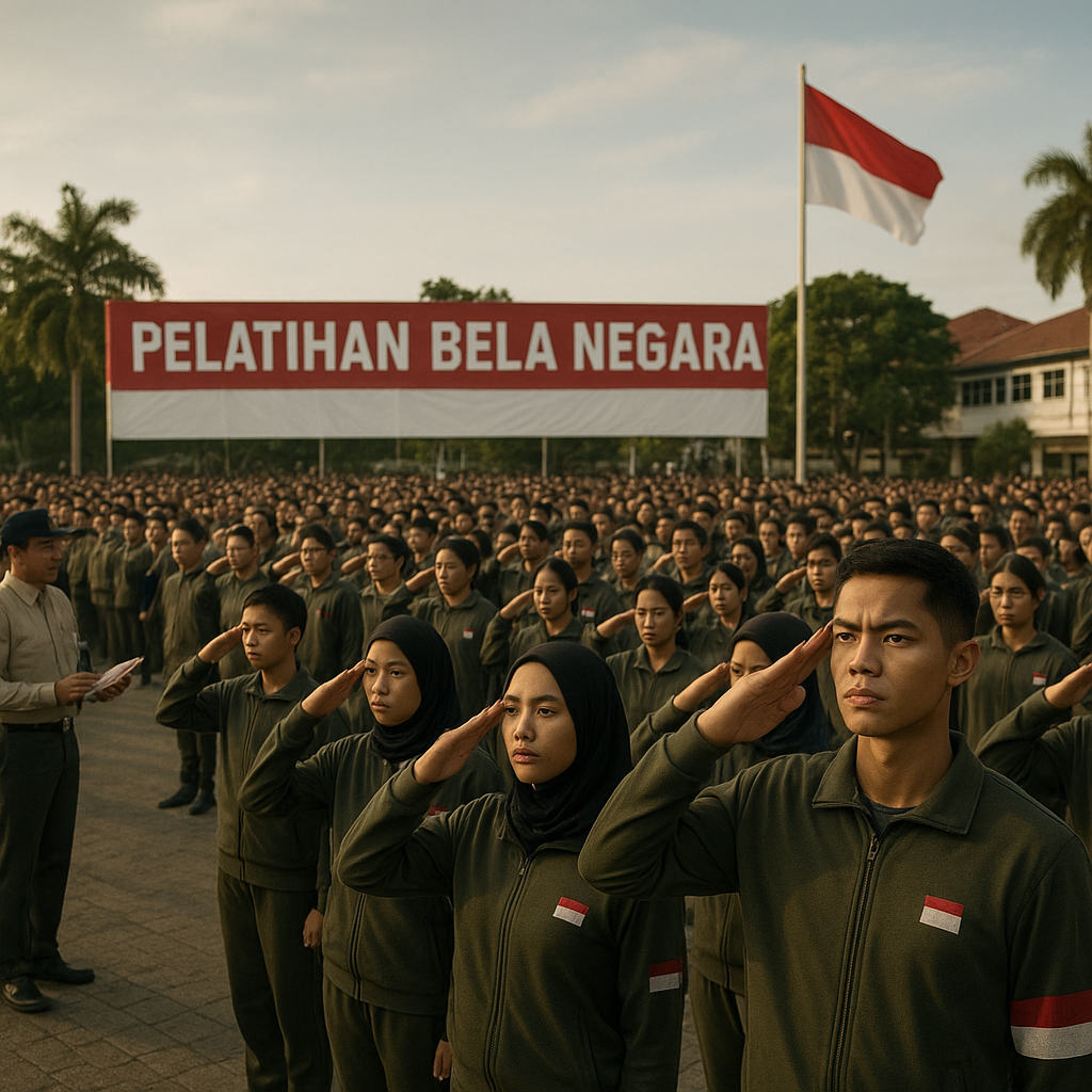 Pelatihan Bela Negara bagi Mahasiswa: Membangun Jiwa Patriotisme Generasi Muda