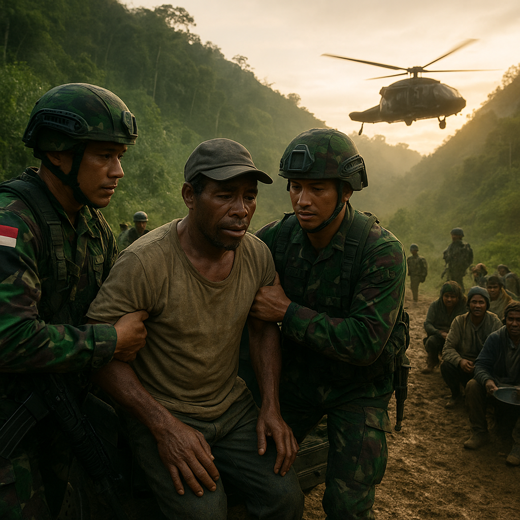 Dramatis! Pasukan Khusus TNI Selamatkan 44 Pendulang Emas dari Serangan KKB Papua