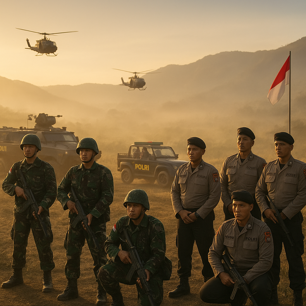 Latihan Gabungan TNI-Polri di Perbatasan untuk Mengantisipasi Ancaman Keamanan