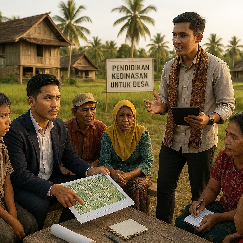 Putra Batak Tingkatkan Pendidikan Kedinasan dengan Mendorong Desa Berkembang