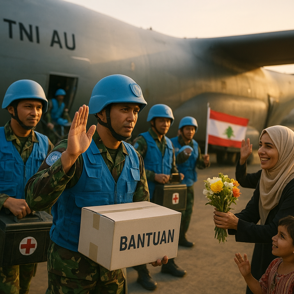 Bawa Nama Harum Bangsa di Kancah Global, Komitmen TNI Jaga Perdamaian Lebanon