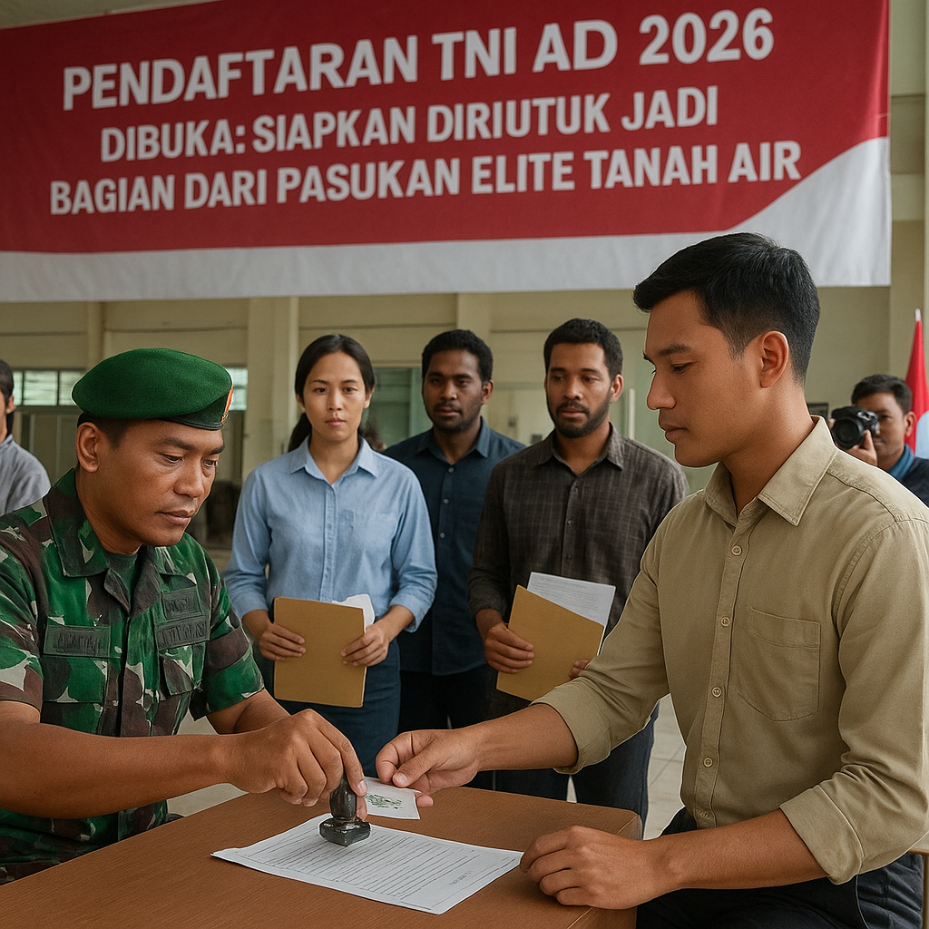 Pendaftaran TNI AD 2026 Dibuka: Siapkan Diri untuk Jadi Bagian dari Pasukan Elite Tanah Air