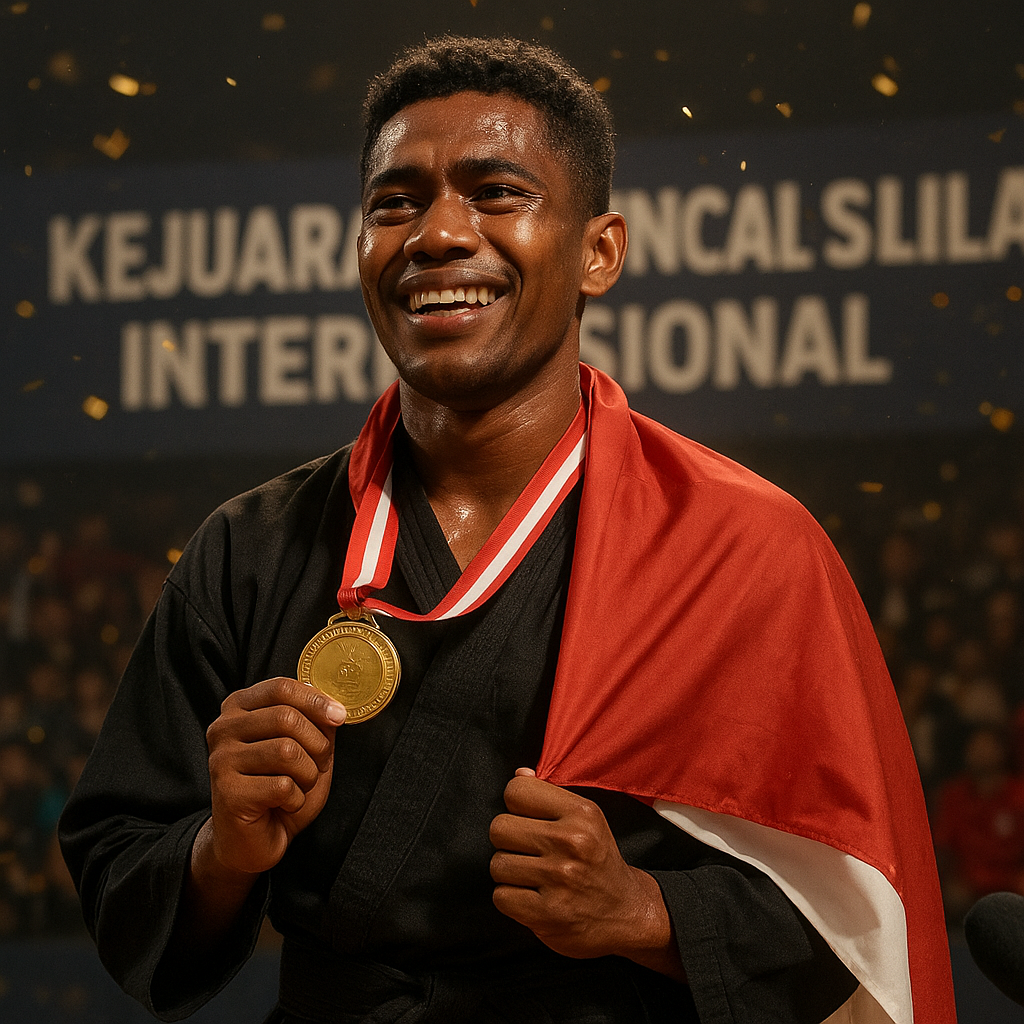 Pemuda Papua Meraih Medali Emas Pencak Silat Internasional, Bertekad Membanggakan Indonesia di Dunia